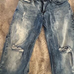Buffalo David Bitton Distressed Denim Jeans